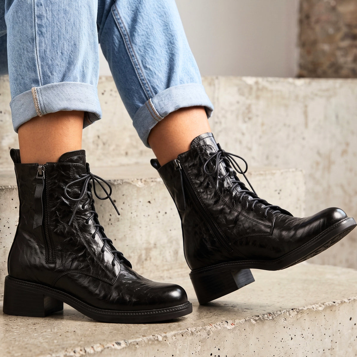 Adeline Genuine Leather Boots